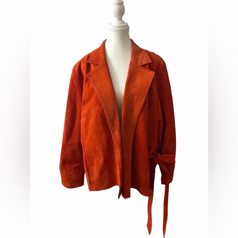 Vintage Y2K Danier - Suede Leather Wrap Coat